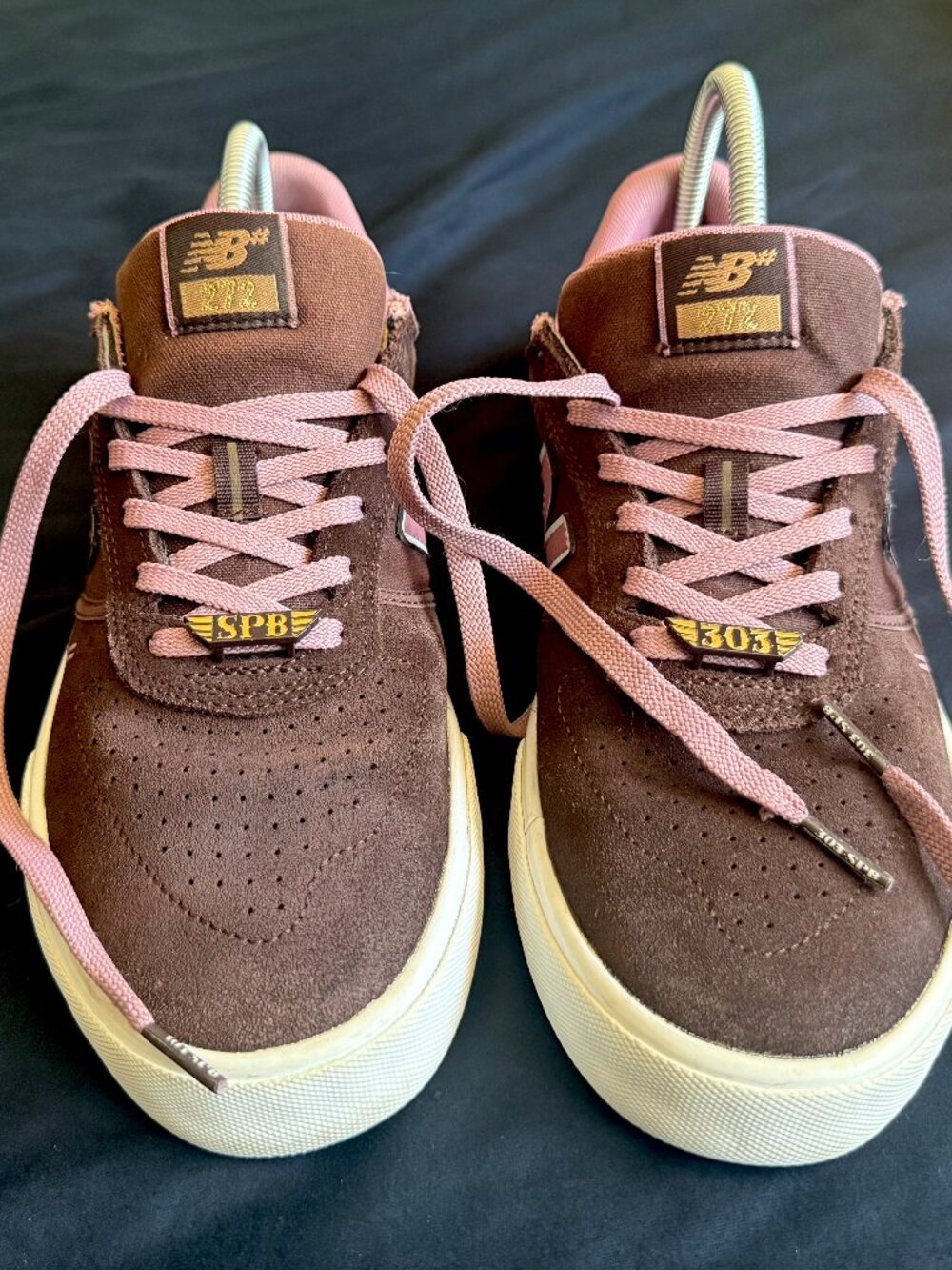 New Balance Numeric 272 Brown Pink Jeremy Fish x 303 Boards MENS size 9.5